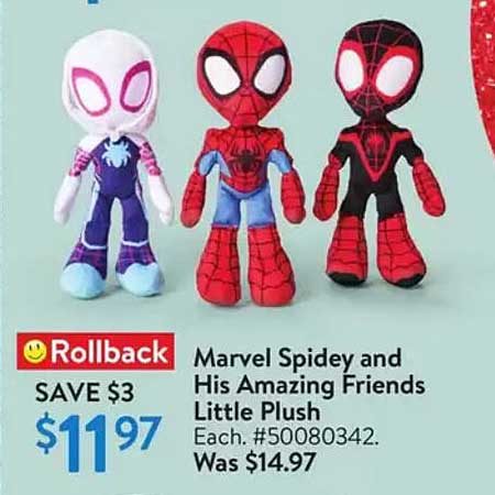 Marvel Spidey and His Amazing Friends Little Plush