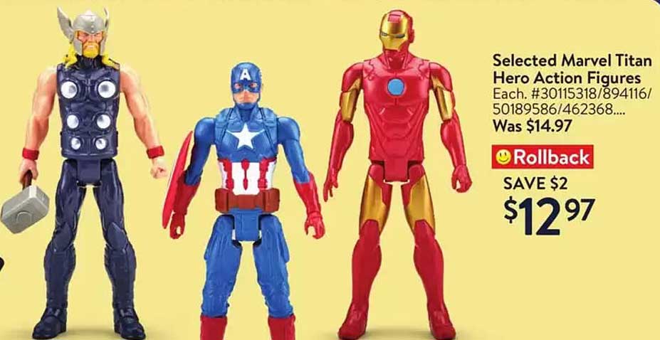 Selected Marvel Titan Hero Action Figures