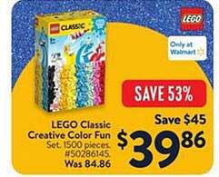 LEGO Classic Creative Color Fun