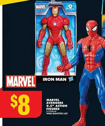 MARVEL AVENGERS 9.5" ACTION FIGURES