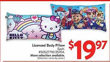Licensed Body Pillow