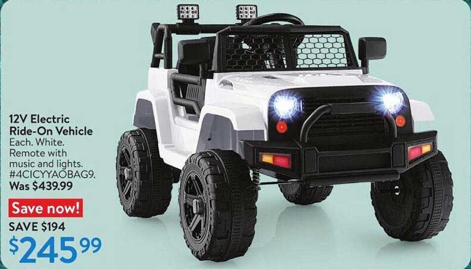 12V Electric Ride-On Vehicle