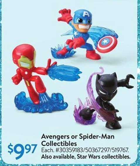 Avengers or Spider-Man Collectibles