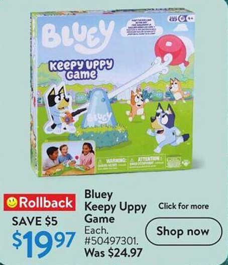 Bluey Keepy Uppy Game