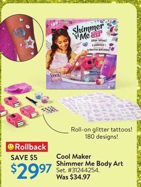 Cool Maker Shimmer Me Body Art