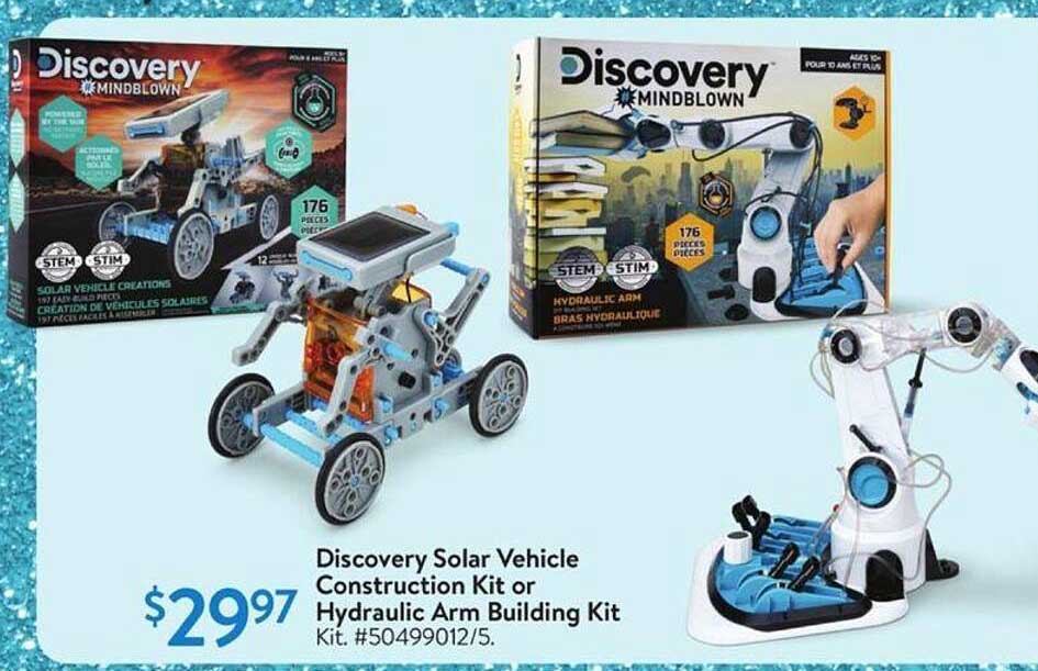 Discovery Solar Vehicle Construction Kit or Hydraulic Arm Building Kit