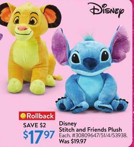 Disney Stitch and Friends Plush