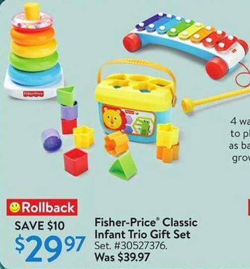 Fisher-Price Classic Infant Trio Gift Set