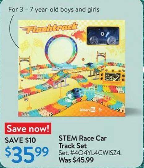 Flashtrack STEM Race Car Track Set