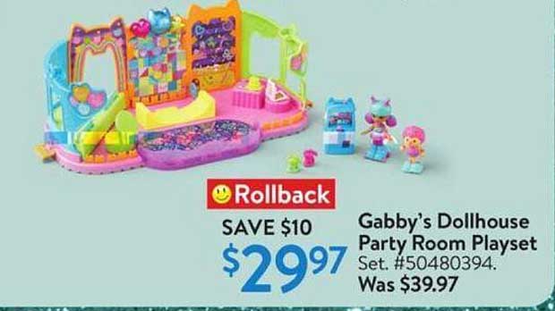 Gabby's Dollhouse Party Room Playset