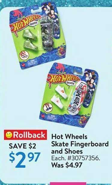 Hot Wheels Skate Fingerboard and Shoes