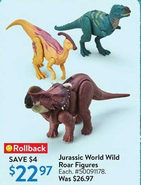 Jurassic World Wild Roar Figures