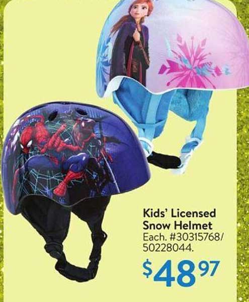 Kids' Licensed Snow Helmet