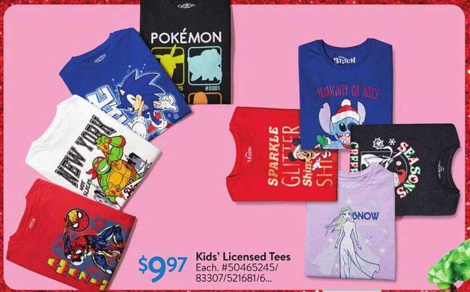 Kids' Licensed Tees