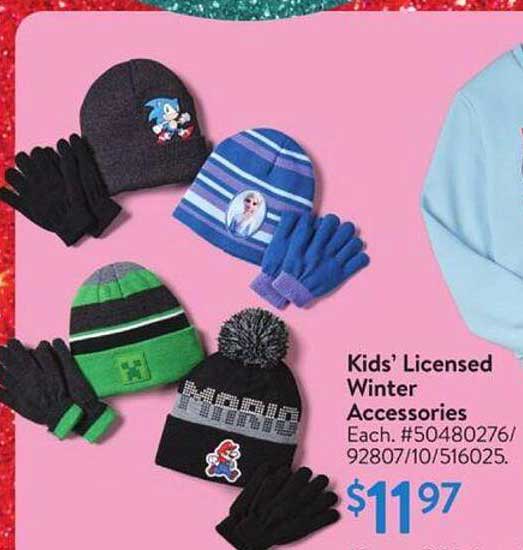 Kids' Licensed Winter Accessories