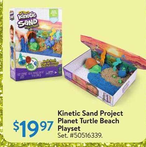 Kinetic Sand Project Planet Turtle Beach Playset