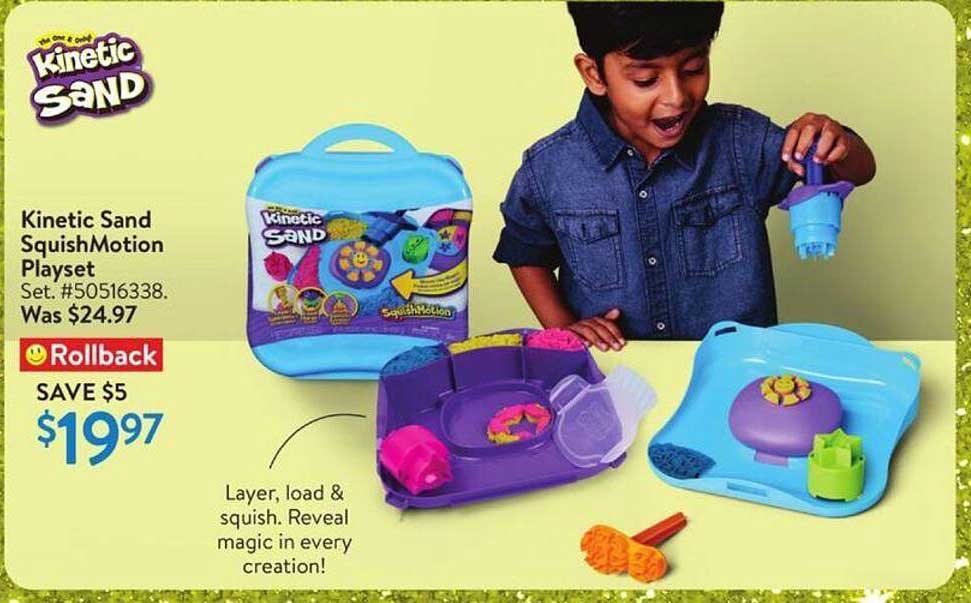 Kinetic Sand SquishMotion Playset