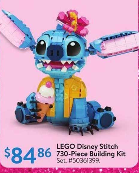 LEGO Disney Stitch 730-Piece Building Kit