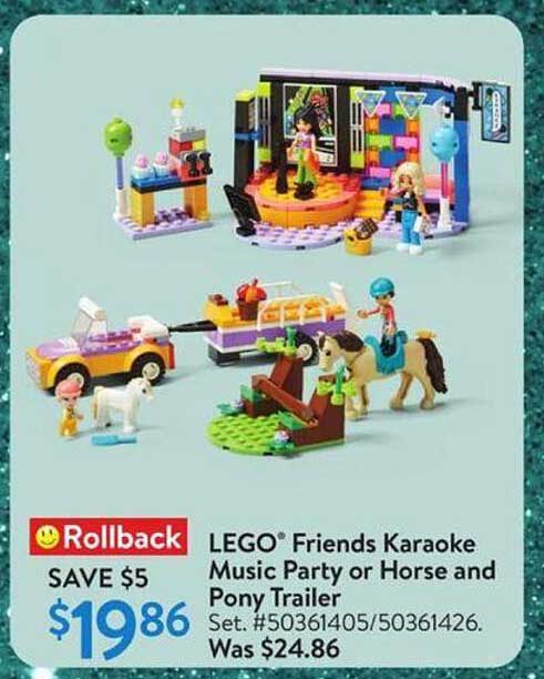 LEGO® Friends Karaoke Music Party or Horse and Pony Trailer