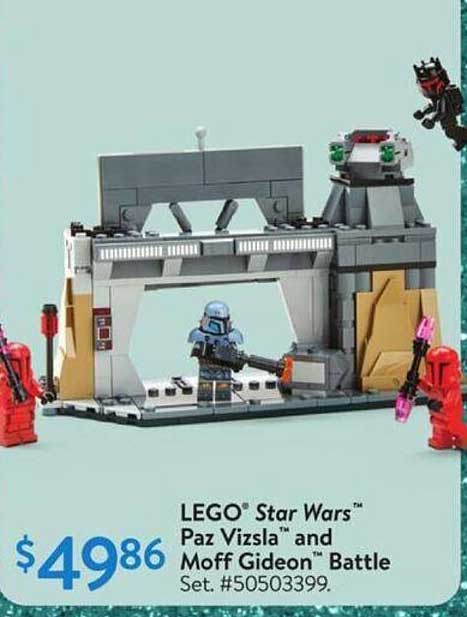 LEGO® Star Wars™ Paz Vizsla™ and Moff Gideon™ Battle Set.