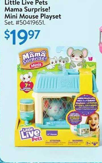 Little Live Pets Mama Surprise! Mini Mouse Playset