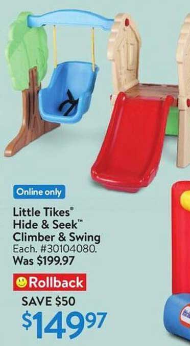 Little Tikes® Hide & Seek™ Climber & Swing