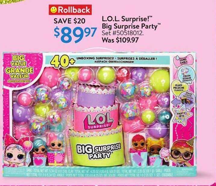 L.O.L. Surprise!™ Big Surprise Party™ Set #50518012.