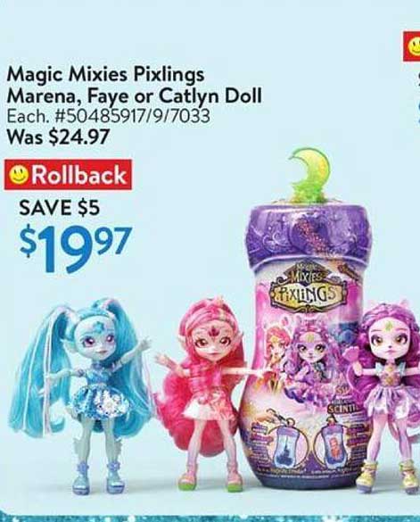 Magic Mixies Pixilings Marena, Faye or Catlyn Doll