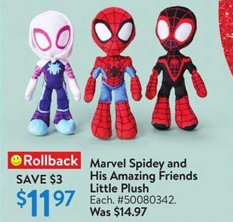 Marvel Spidey and His Amazing Friends Little Plush