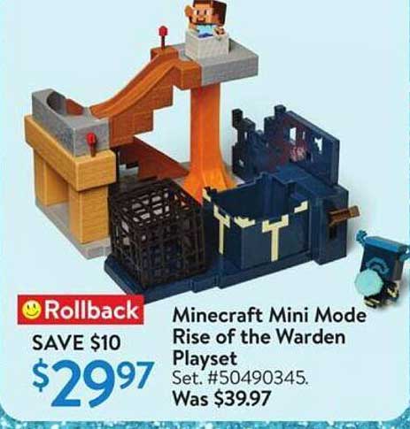 Minecraft Mini Mode Rise of the Warden Playset