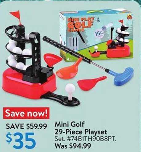 Mini Golf 29-Piece Playset