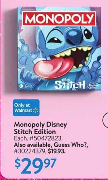 Monopoly Disney Stitch Edition