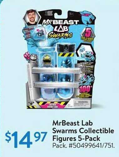 MrBeast Lab Swarms Collectible Figures 5-Pack