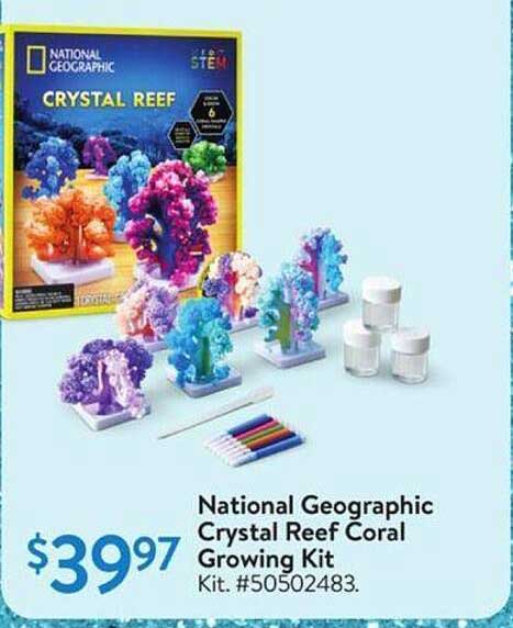 National Geographic Crystal Reef Coral Growing Kit