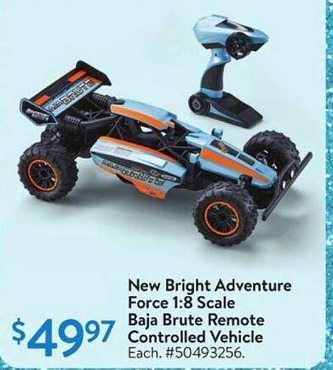 New Bright Adventure Force 1:8 Scale Baja Brute Remote Controlled Vehicle