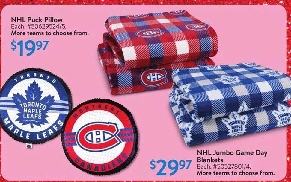 NHL Jumbo Game Day Blankets