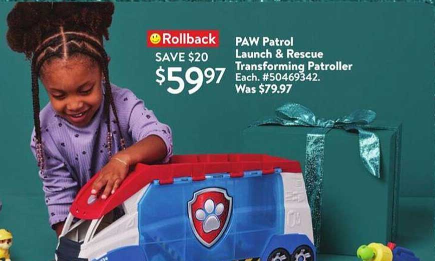 PAW Patrol Launch & Rescue Transforming Patroller