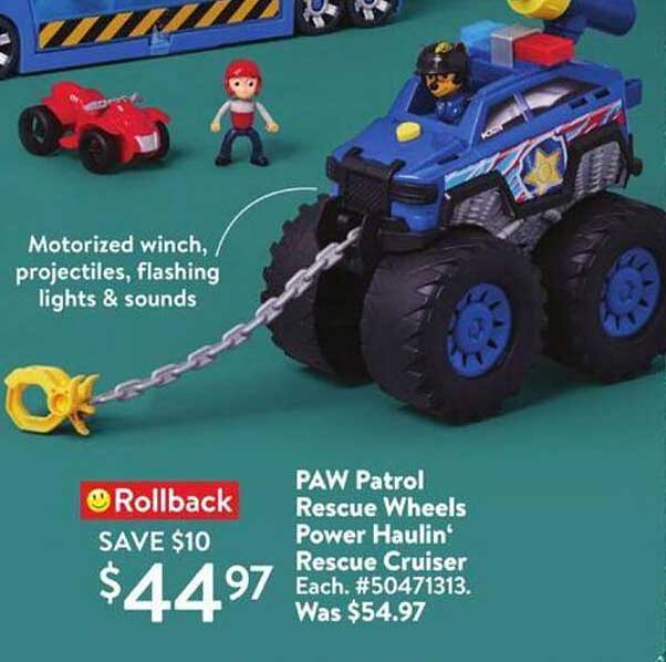 PAW Patrol Rescue Wheels Power Haulin' Rescue Cruiser