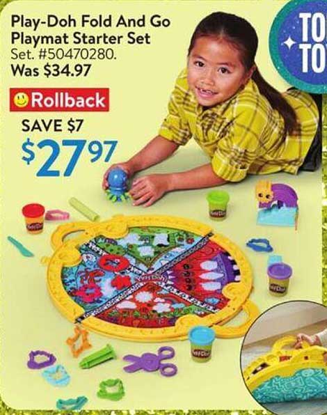 Play-Doh Fold And Go Playmat Starter Set