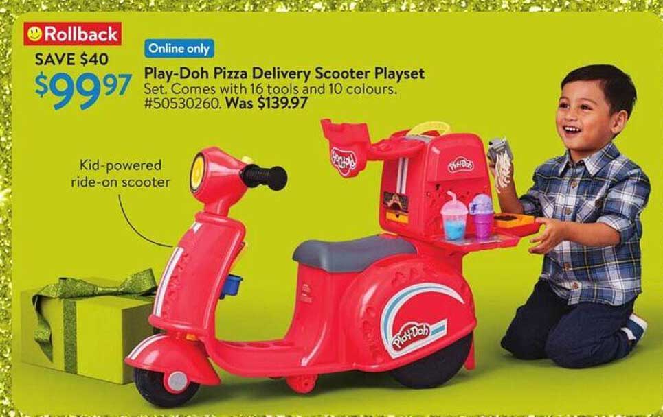 Play-Doh Pizza Delivery Scooter Playset