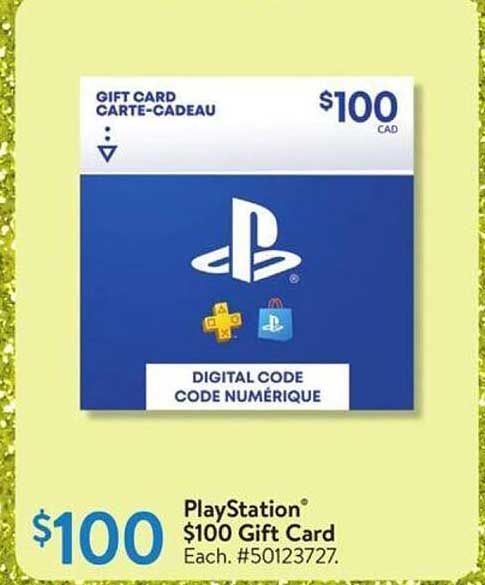 PlayStation® $100 Gift Card