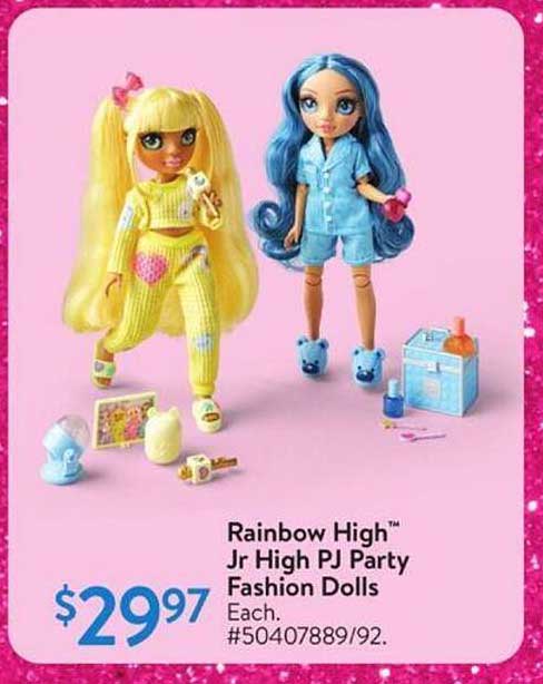 Rainbow High™ Jr High PJ Party Fashion Dolls