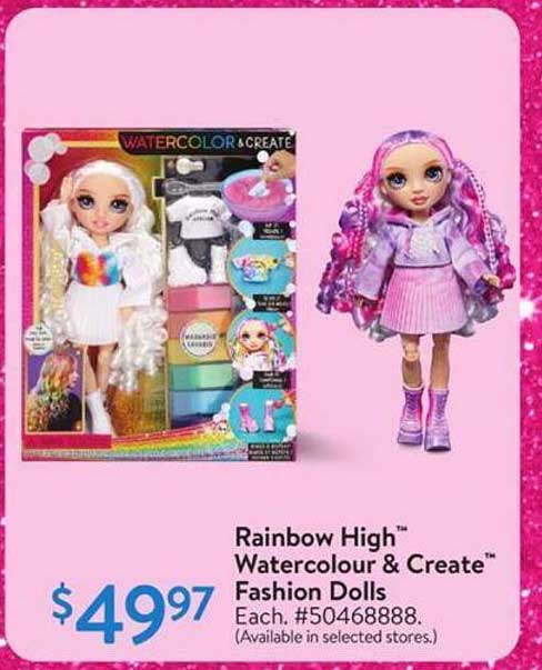 Rainbow High™ Watercolour & Create™ Fashion Dolls