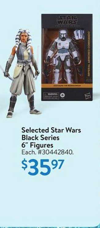 Selected Star Wars Black Series 6" Figures