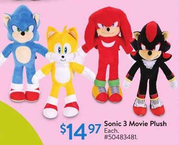 Sonic 3 Movie Plush