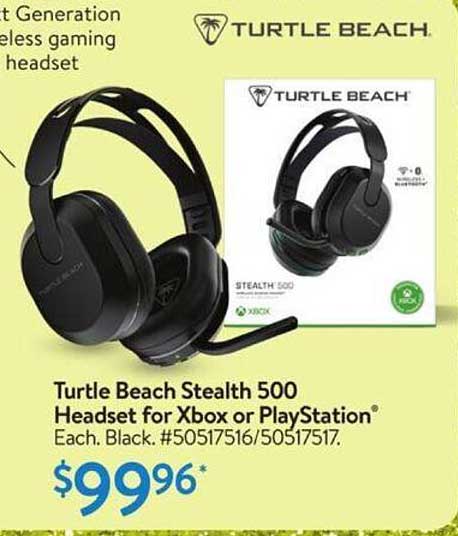 Turtle Beach Stealth 500 Headset for Xbox or PlayStation