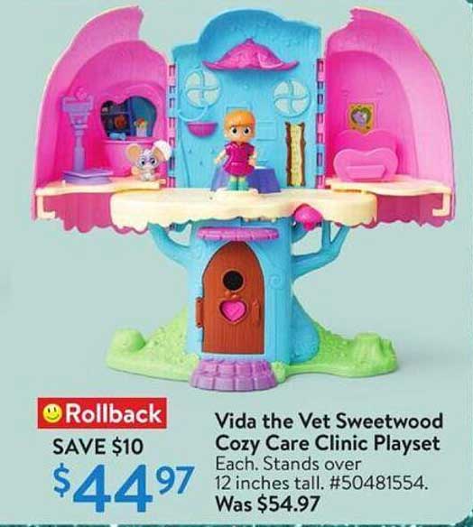 Vida the Vet Sweetwood Cozy Care Clinic Playset