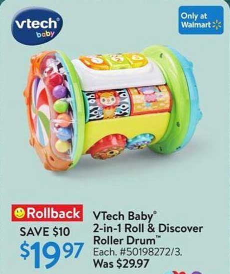 VTech Baby 2-in-1 Roll & Discover Roller Drum™