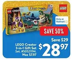 LEGO Creator 3-in-1 Gift Set