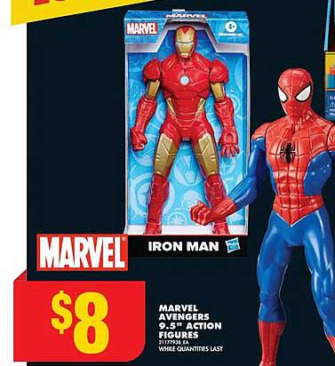 MARVEL AVENGERS 9.5" ACTION FIGURES